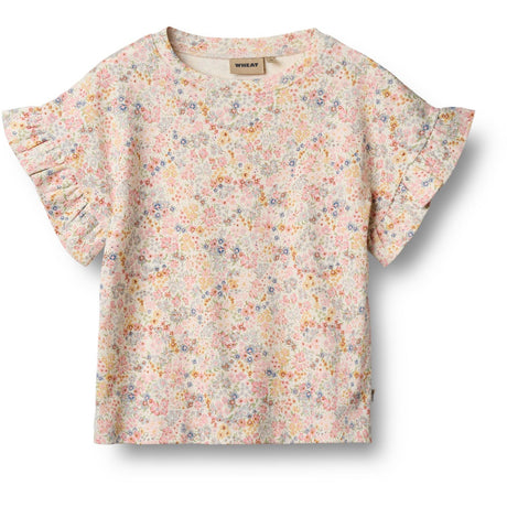 Wheat Bright Flowers T-Skjorta S/S Ally