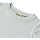 Wheat Soft Blue Rib T-Skjorta S/S Irene