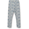 Wheat Blue Summer Flowers Jersey Leggings Jules