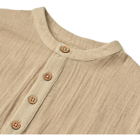 Wheat Soft Sand Skjorta S/S Svend