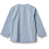 Wheat Blue Stripe Skjorta Bjørk