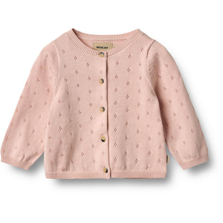 Wheat Powder Stickad Cardigan Maia