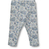 Wheat Blue Summer Flowers Jersey Leggings Jules