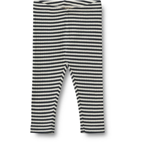 Wheat Navy Rib Stripe Jersey Leggings Jules