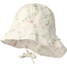 Wheat Ivory Checked Flowers Sun Mössa Chloé