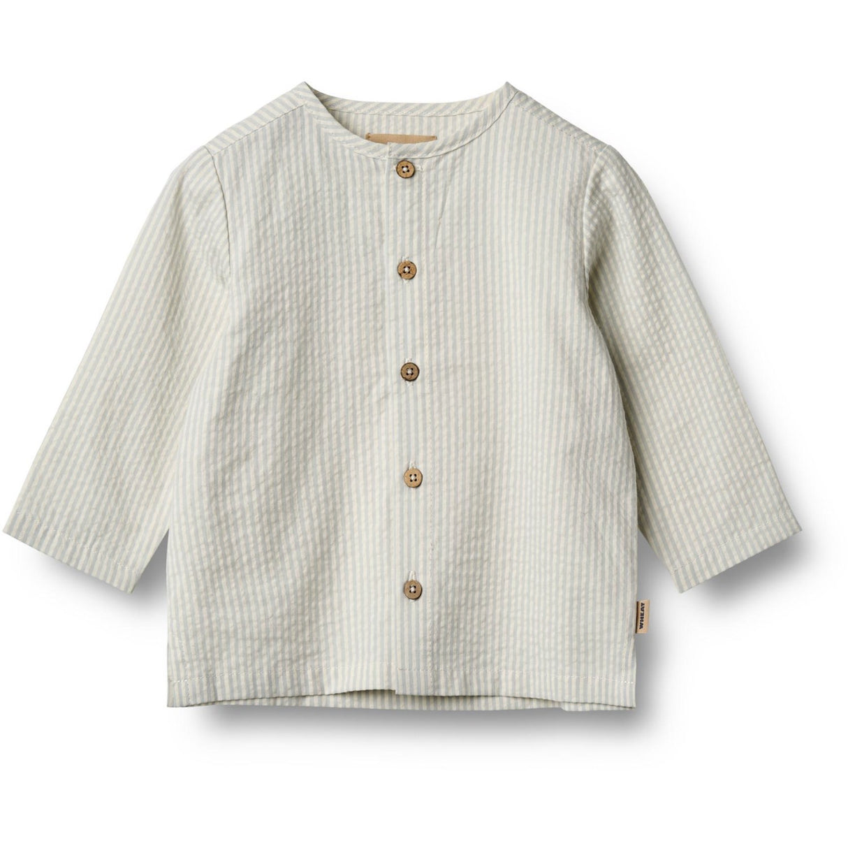 Wheat Summer Blue Stripe Skjorta Shelby