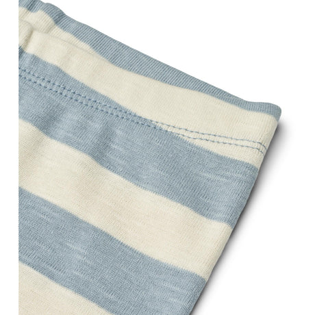 Wheat Calm Blue Stripe Jersey Leggings Silas