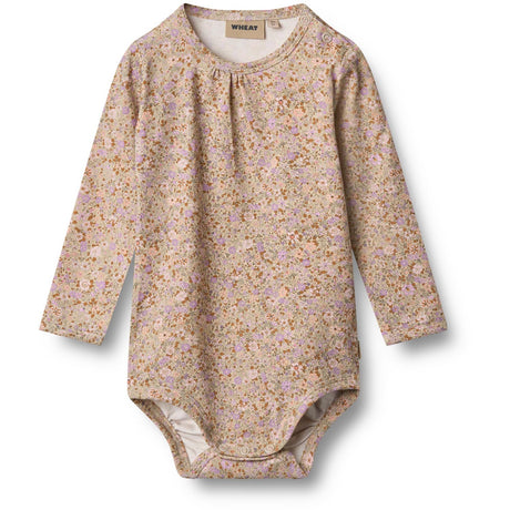 Wheat Lilac Flower Meadow Body L/S Liv