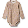 Wheat Lilac Flower Meadow Body L/S Liv