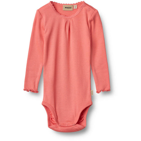 Wheat Ljus Coral Rib Body L/S Lotta