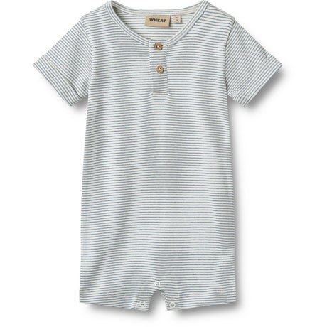 Wheat Blue Stripe Byxdress S/S Alfred
