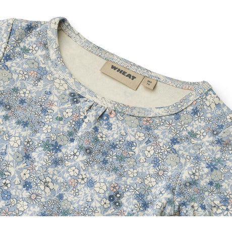 Wheat Blue Summer Flowers Body L/S Elmine