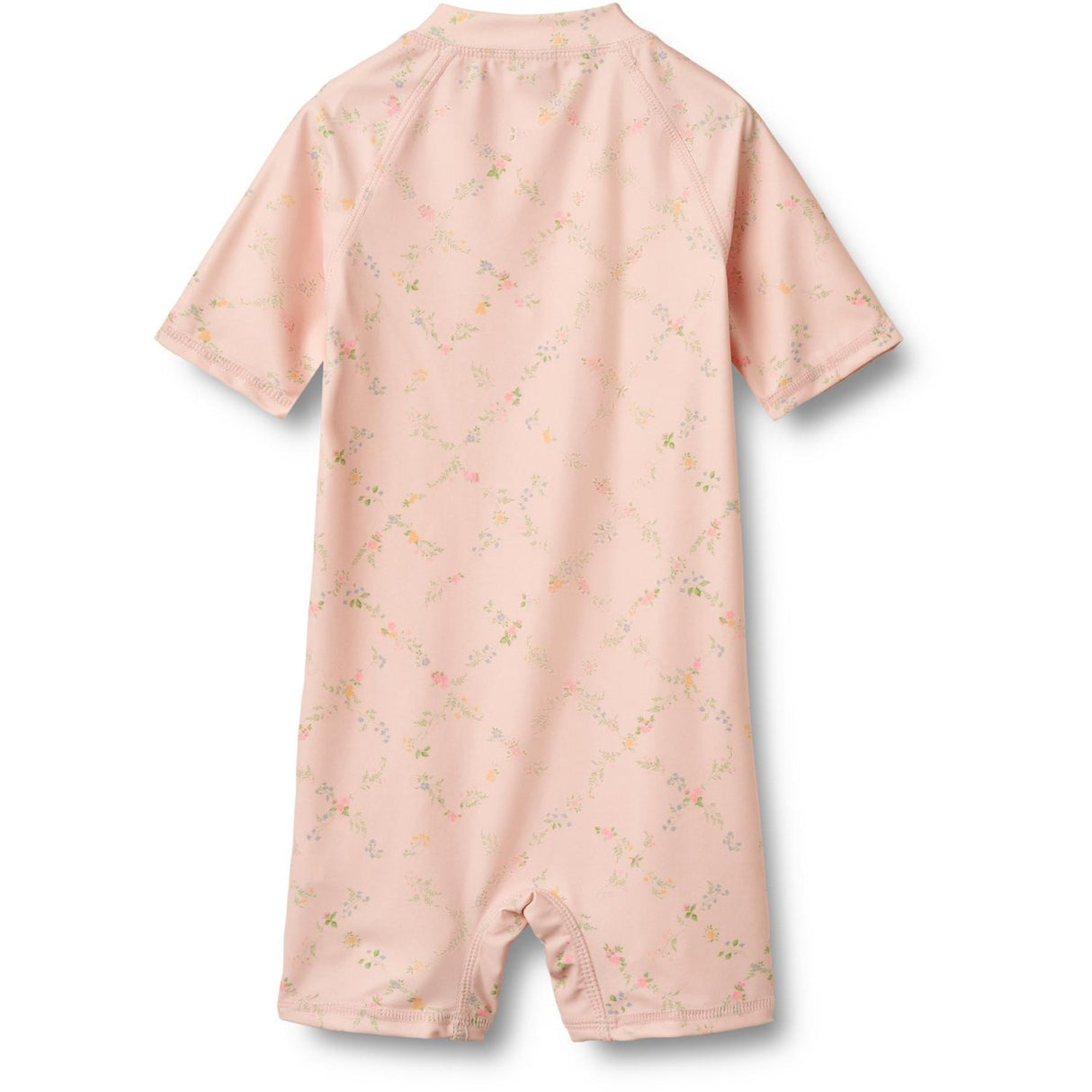 Wheat Powder Checked Flowers Baddräkt S/S Cas