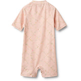 Wheat Powder Checked Flowers Baddräkt S/S Cas