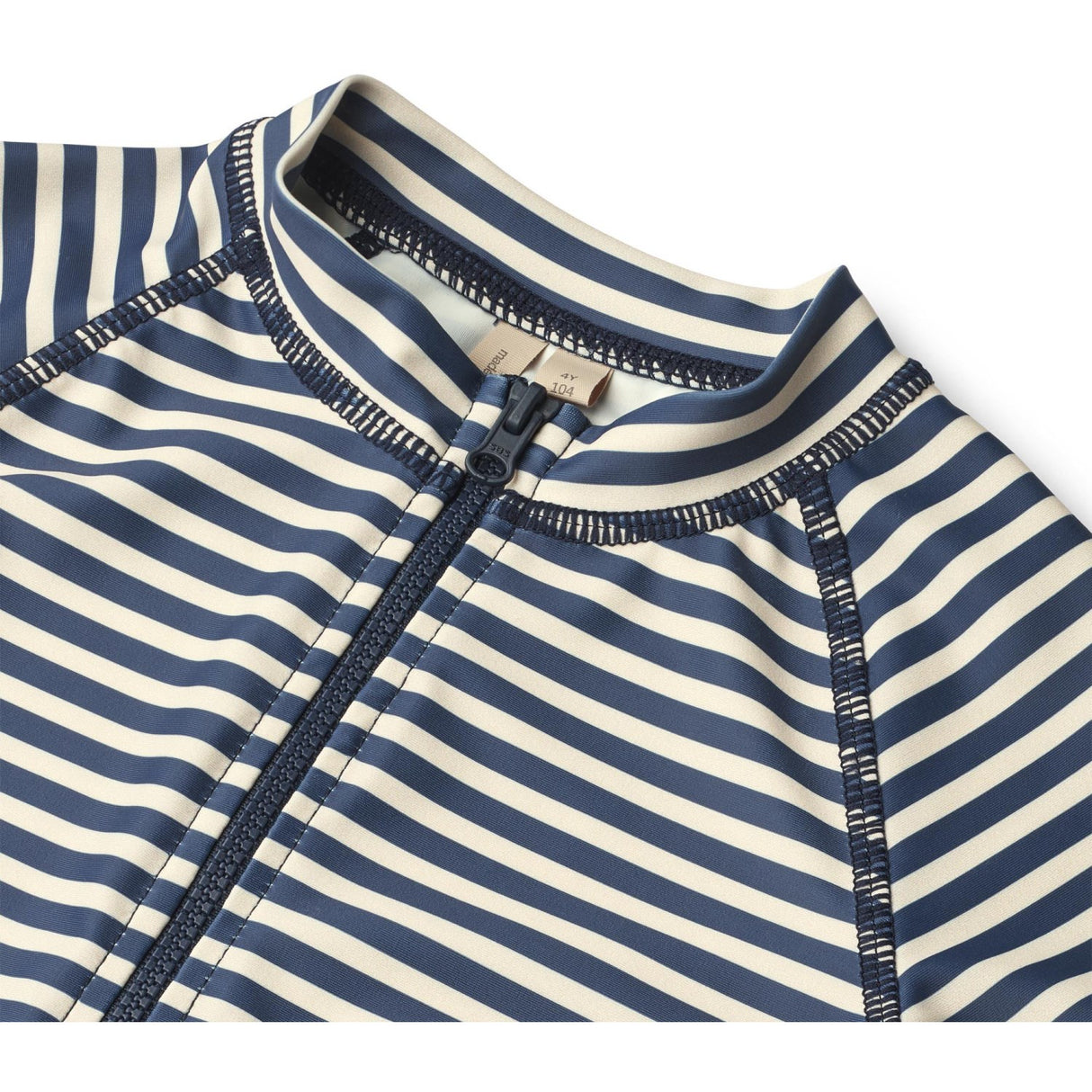 Wheat Blue Stripe Baddräkt S/S Cas