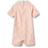 Wheat Powder Checked Flowers Baddräkt S/S Cas