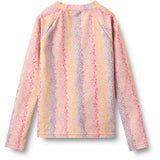 Wheat Multi Rainbow Swim T-Skjorta L/S Zip Ada
