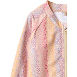 Wheat Multi Rainbow Swim T-Skjorta L/S Zip Ada