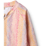 Wheat Multi Rainbow Swim T-Skjorta L/S Zip Ada