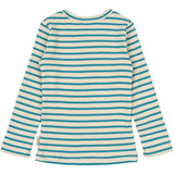 Petit Piao Turquise /Dark Off White Blus Modal Striped