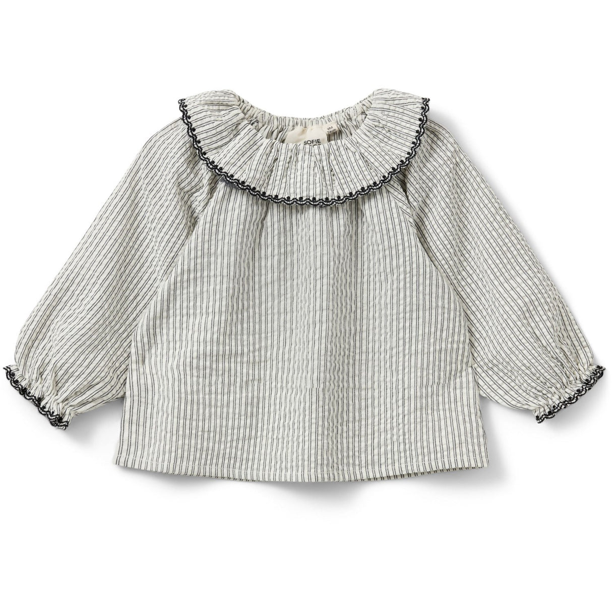 Sofie Schnoor Black Thin Stripe Blus