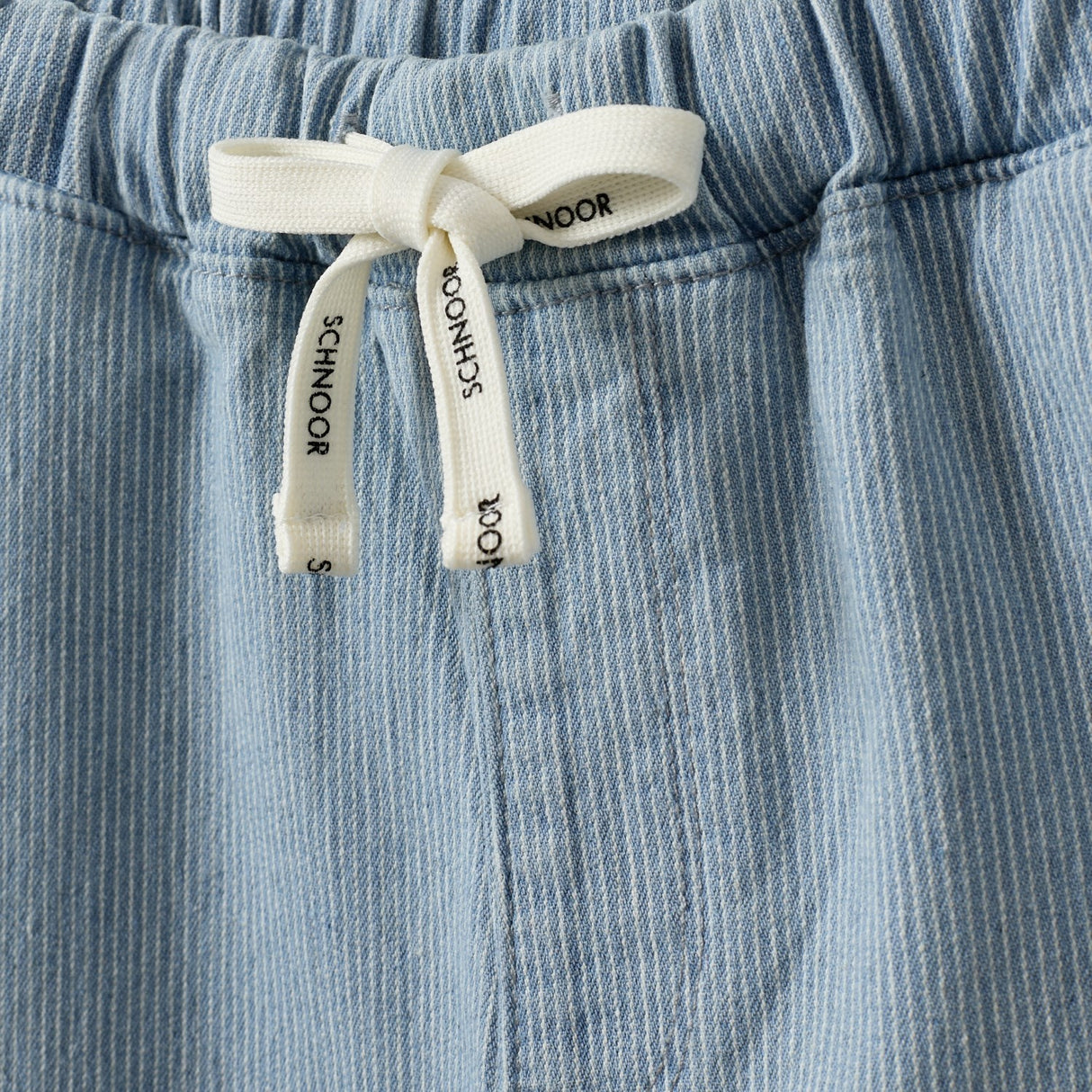 Sofie Schnoor Blue Denim Stripe Stormsk Shorts