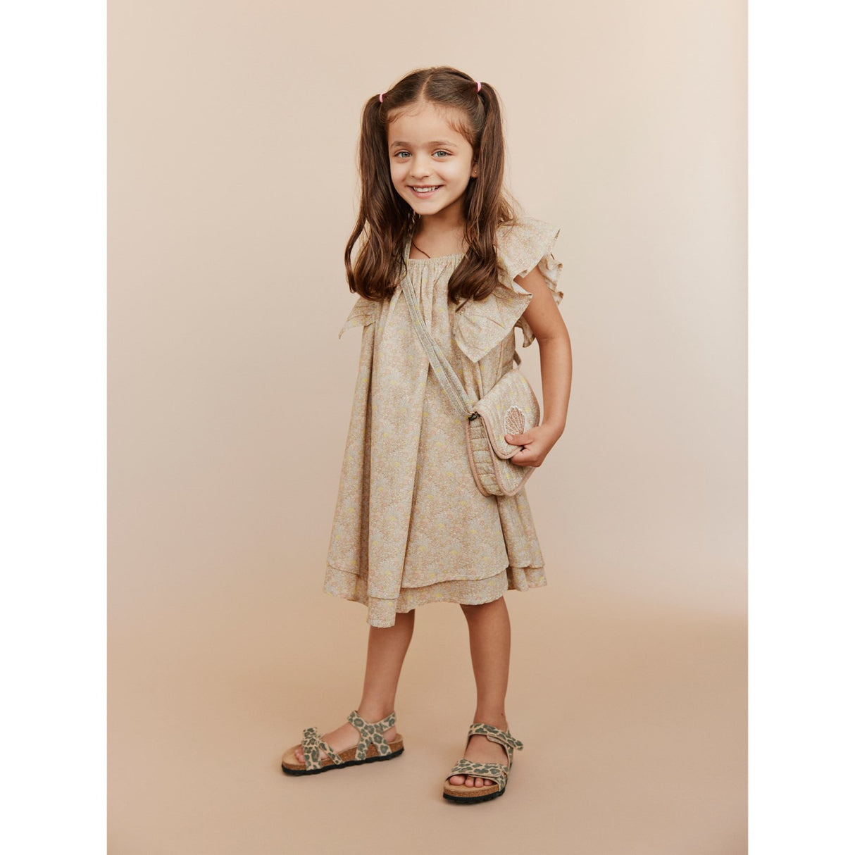 Sofie Schnoor Rose W Yellow Blossomsk Klänning