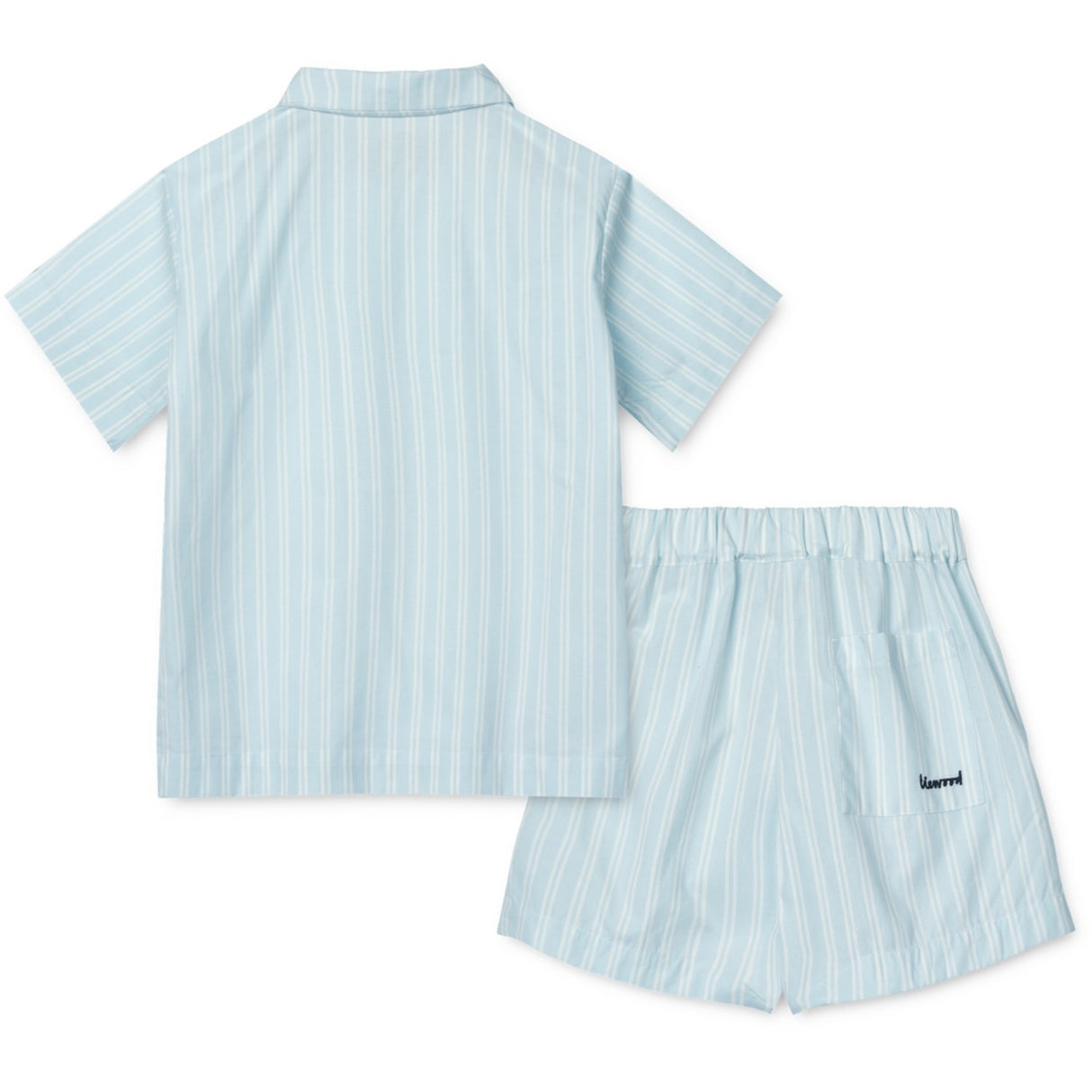 LIEWOOD Y/D Stripe Pure Sky / Creme De La Creme Leona Stripe Set