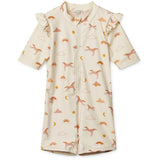 LIEWOOD Dream / Ecru Amel Printed Swim Byxdress
