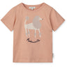 LIEWOOD Paris Mademoiselle / Pale Tuscany Apia Placement Shortsleeve T-Skjorta