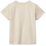 LIEWOOD Dinosaurs / Sandy Apia Placement Shortsleeve T-Skjorta
