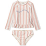 LIEWOOD Y/D Stripe Sorbet Rose / Creme De La Creme Dagny Swim Set
