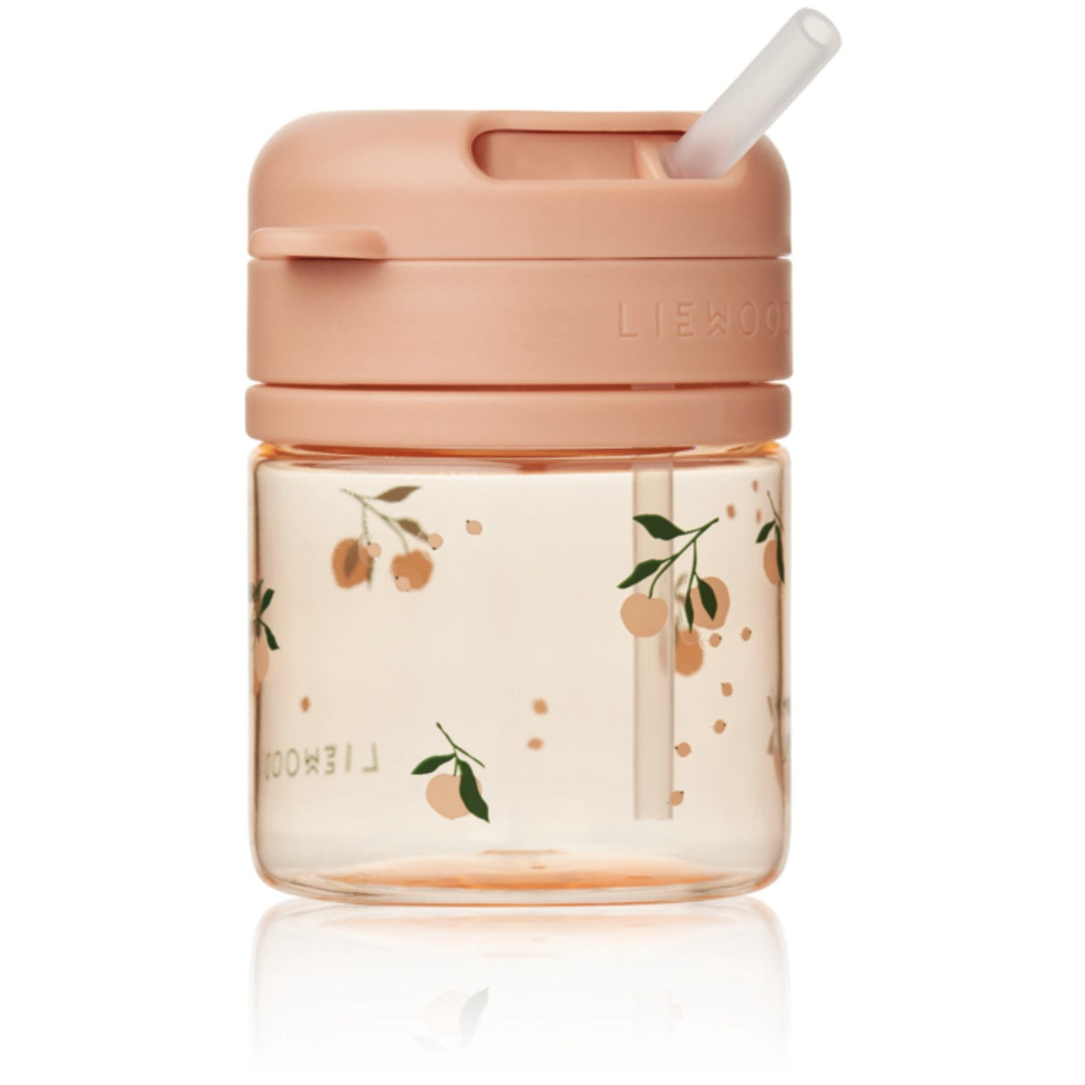 LIEWOOD Peach / Sea Shell Pavia Tritan Straw Kopp 280ml