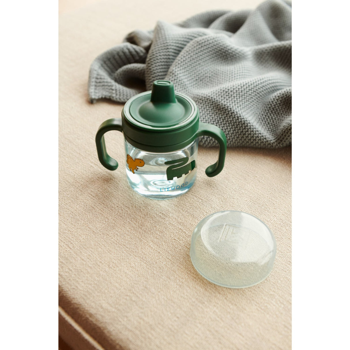 LIEWOOD Dinosaurs / Mist Kylo Tritan Sippy Kopp 280ml
