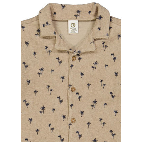 Müsli Cashmere/ Night Blue Palm Skjorta