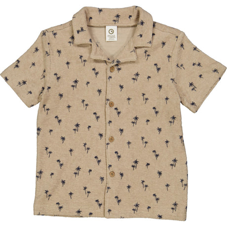 Müsli Cashmere/ Night Blue Palm Skjorta