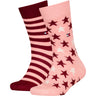 Tommy Hilfiger Soft Pink/Rouge Kids Strumpor 2-Pack Stars och Stripes