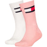 Tommy Hilfiger Soft Pink Kids Strumpor 2-Pack Flag