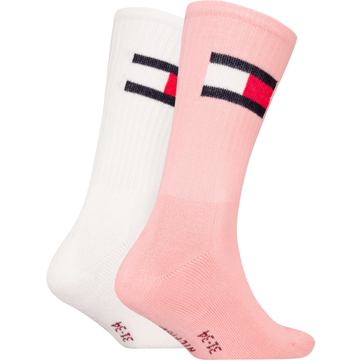 Tommy Hilfiger Soft Pink Kids Strumpor 2-Pack Flag