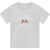 Les Deux Kids Snow Melange Ivy League T-Shirt