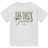 Les Deux Kids Snow Melange/Chive Green Goods T-Shirt