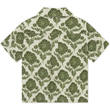 Les Deux Kids Vintage Green/Ivory Lesley Flower Tile AOP Skjorta