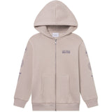 Les Deux Kids Light Sand Atlas Dragkedja Hoodies