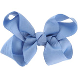 Bow's by Stær Klassisk Rosett - Aqua - 8 cm