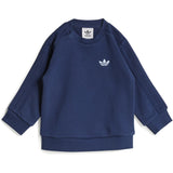 adidas Originals Medium Blue Denim/Night Indigo Denim Crew Set