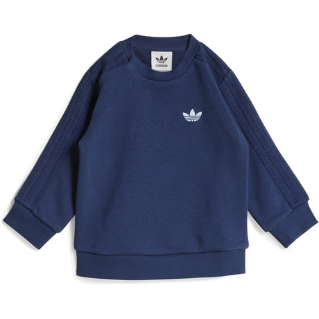 adidas Originals Medium Blue Denim/Night Indigo Denim Crew Set