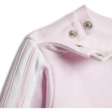 adidas Originals Clear Pink/White/Violet Fusion I 3S Tib Fl Sweatset