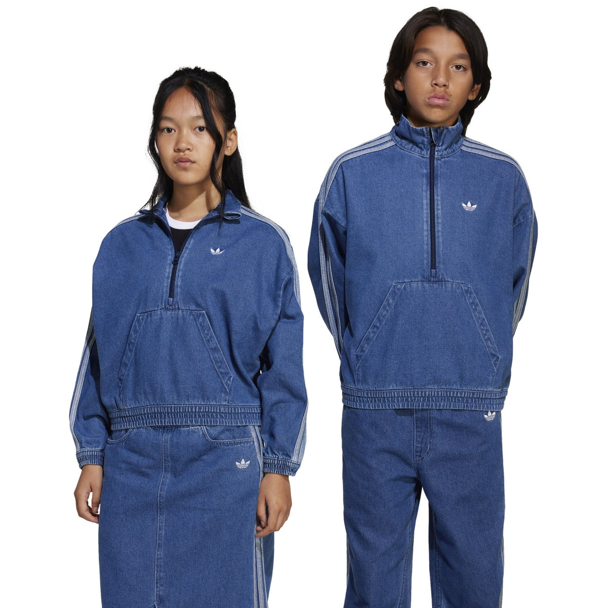 adidas Originals Medium Blue Denim Jacka