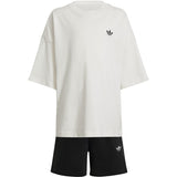 adidas Originals White/Black Lk Dy Mm Shorts Set