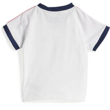 adidas Originals Medium Blue Denim/White Denim Tee Set